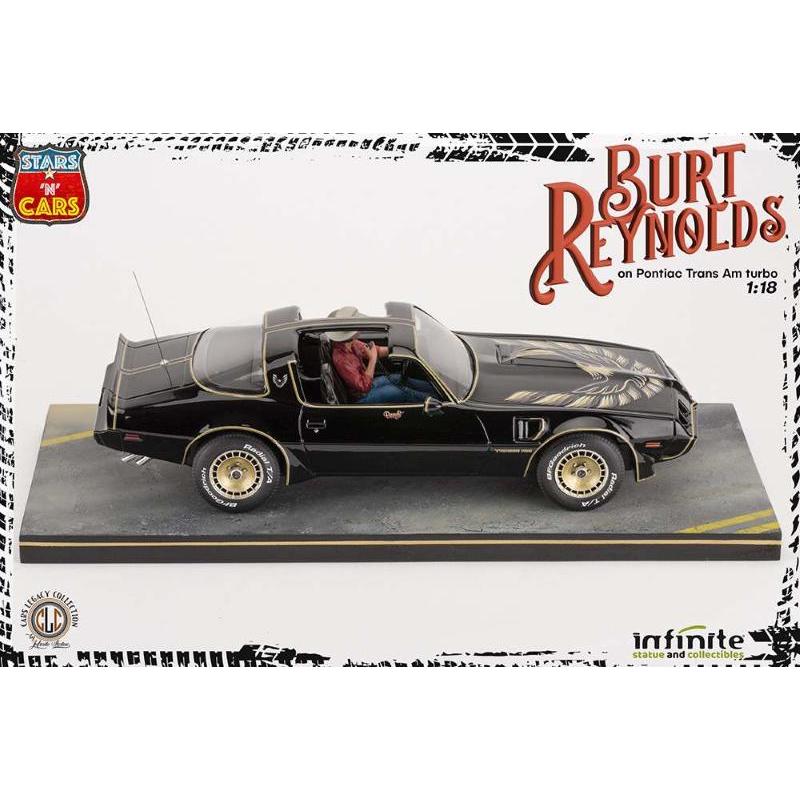 Burt Reynolds On Pontiac Firebird Trans Am 1980 1:18 Infinite Statue