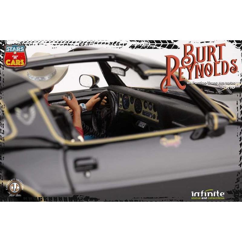 Burt Reynolds On Pontiac Firebird Trans Am 1980 1:18 Infinite Statue