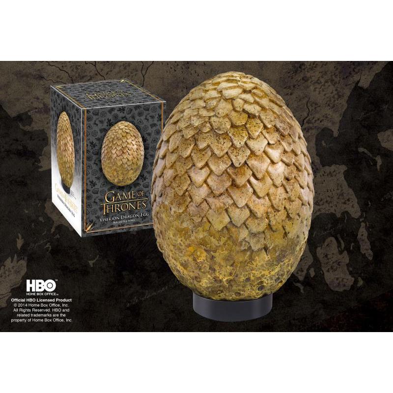 Game of Thrones Dragon Egg Prop Replica Viserion The Noble Collection