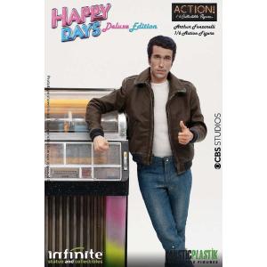 Happy Days Fonzie With Juke-Box 1/6 Deluxe Action Figure Infinite Statue