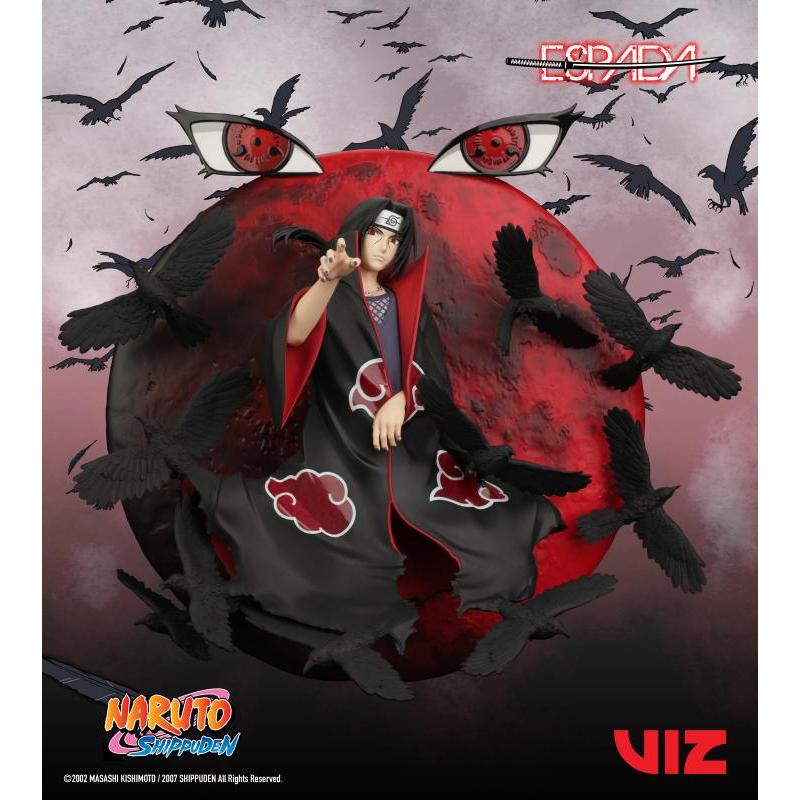 Naruto Shippuden: 1/8 Wall Art Statue Itachi Uchiha (Tsukuyomi) Espada Art