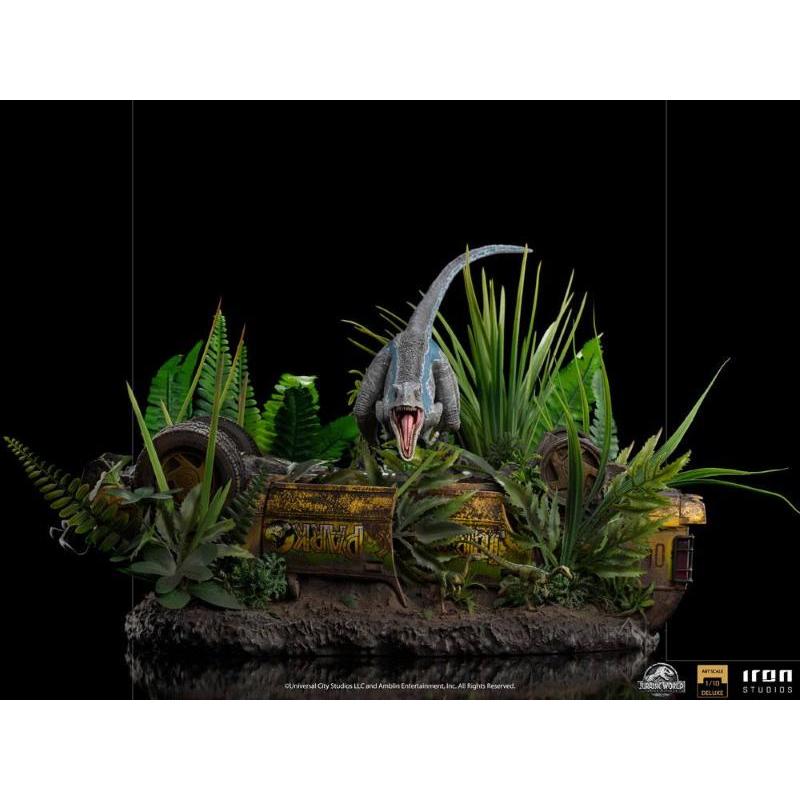 Jurassic World Fallen Kingdom Blue Deluxe BDS Art Scale 1/10 Iron Studios