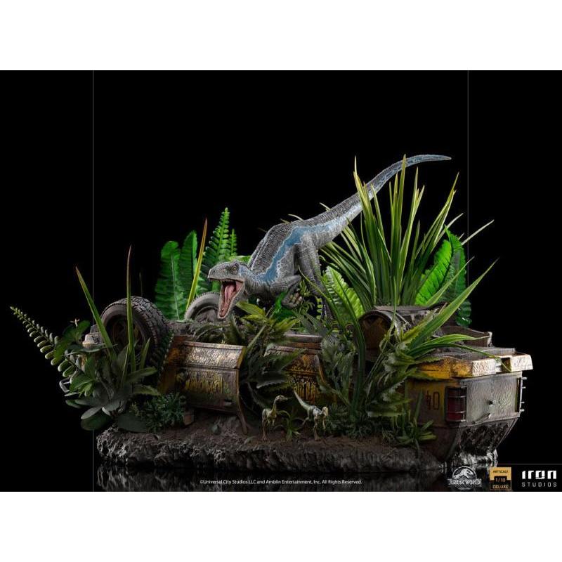 Jurassic World Fallen Kingdom Blue Deluxe BDS Art Scale 1/10 Iron Studios