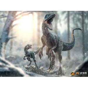Jurassic World: Dominion Blue and Beta Deluxe Art Scale 1/10 Iron Studios