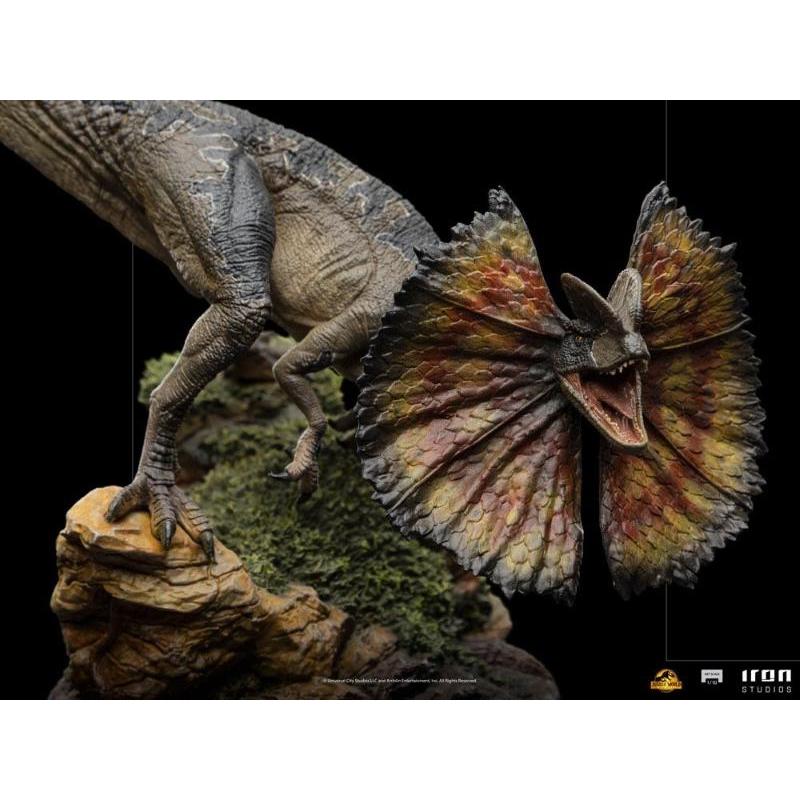 Jurassic World: Dominion Art Scale 1/10 Dilophosaurus Iron Studios