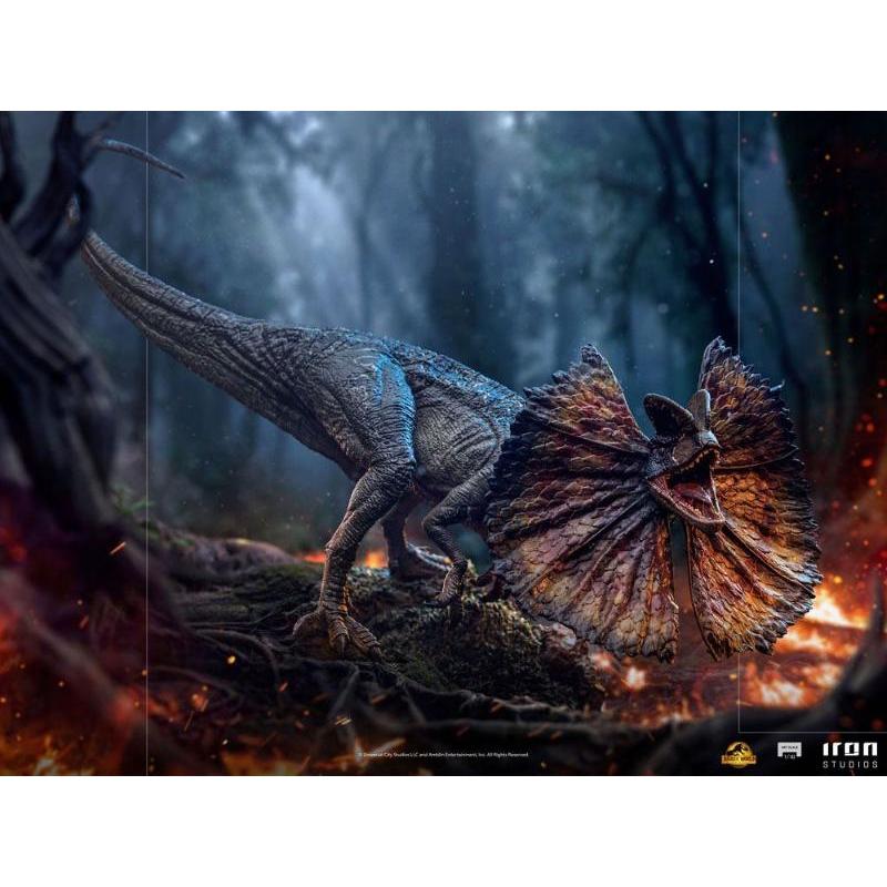 Jurassic World: Dominion Art Scale 1/10 Dilophosaurus Iron Studios