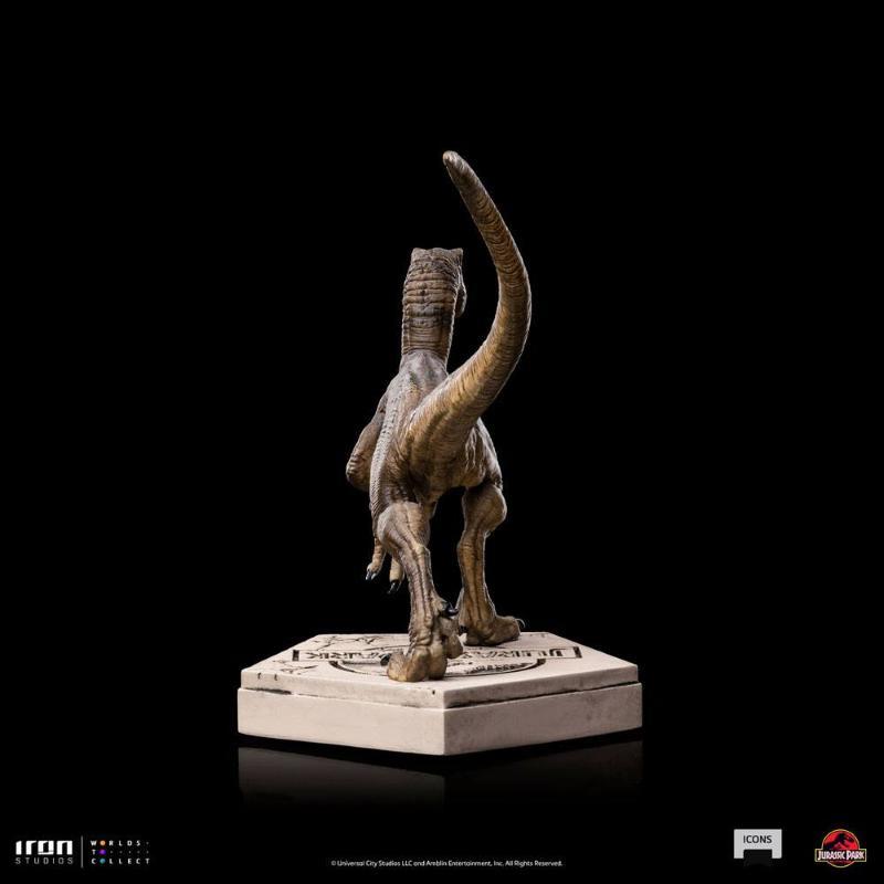 Jurassic Park Icons Velociraptor B Iron Studios