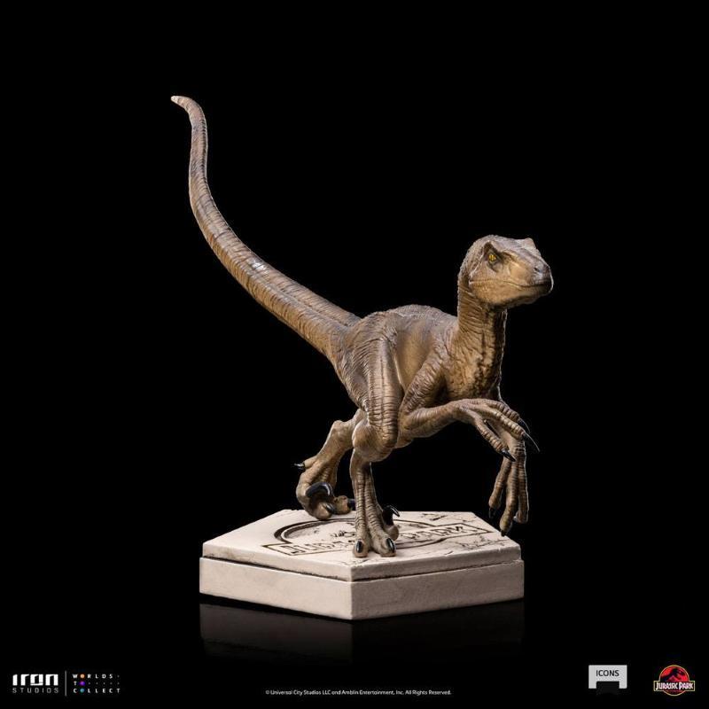 Jurassic Park Icons Velociraptor B Iron Studios