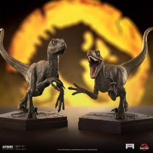 Jurassic Park Icons Velociraptor B Iron Studios