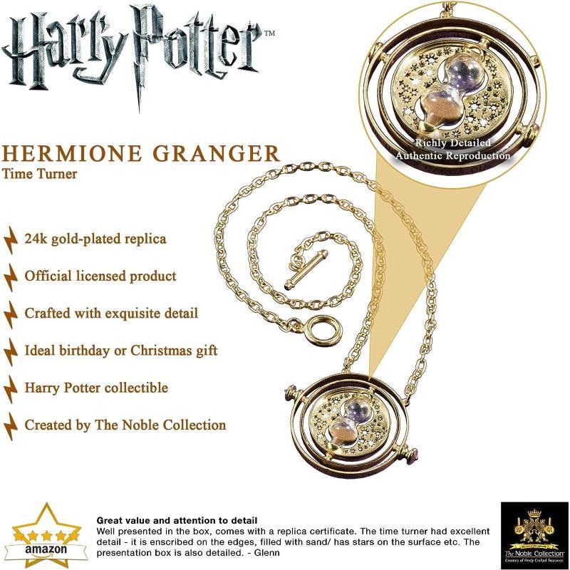 CollectioNerd Shop - Harry Potter: Colleana Giratempo Hermione Replica  Placcata Oro The Noble Collection