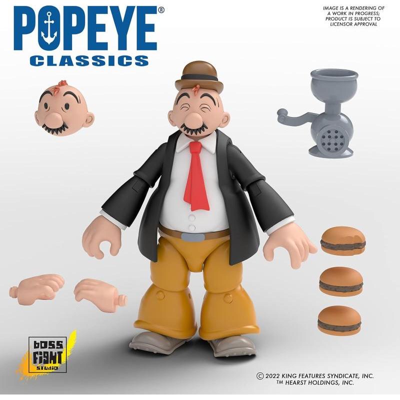 Popeye Classics Wave 02 J. Wellington Wimpy Boss Fight Studio
