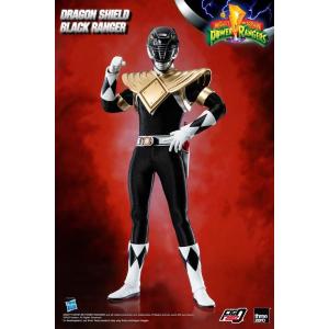Mighty Morphin Power Rangers FigZero 1/6 Dragon Shield Black Ranger ThreeZero