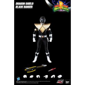 Mighty Morphin Power Rangers FigZero 1/6 Dragon Shield Black Ranger ThreeZero