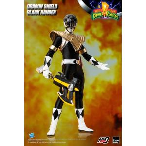 Mighty Morphin Power Rangers FigZero 1/6 Dragon Shield Black Ranger ThreeZero