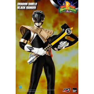 Mighty Morphin Power Rangers FigZero 1/6 Dragon Shield Black Ranger ThreeZero