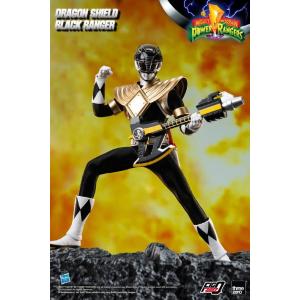 Mighty Morphin Power Rangers FigZero 1/6 Dragon Shield Black Ranger ThreeZero