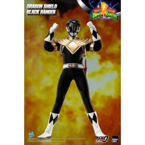 Mighty Morphin Power Rangers FigZero 1/6 Dragon Shield Black Ranger ThreeZero