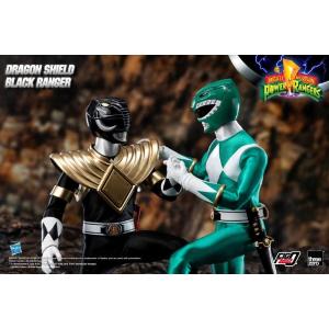 Mighty Morphin Power Rangers FigZero 1/6 Dragon Shield Black Ranger ThreeZero