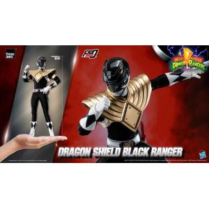 Mighty Morphin Power Rangers FigZero 1/6 Dragon Shield Black Ranger ThreeZero