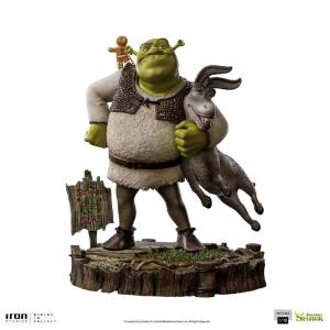 Art Scale 1/10 Deluxe Shrek, Donkey and The Gingerbread Man Iron Studios