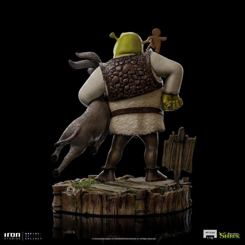 Art Scale 1/10 Deluxe Shrek, Donkey and The Gingerbread Man Iron Studios