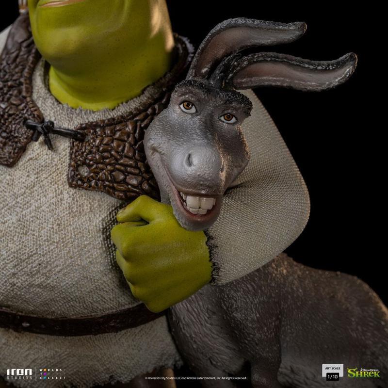 Art Scale 1/10 Deluxe Shrek, Donkey and The Gingerbread Man Iron Studios