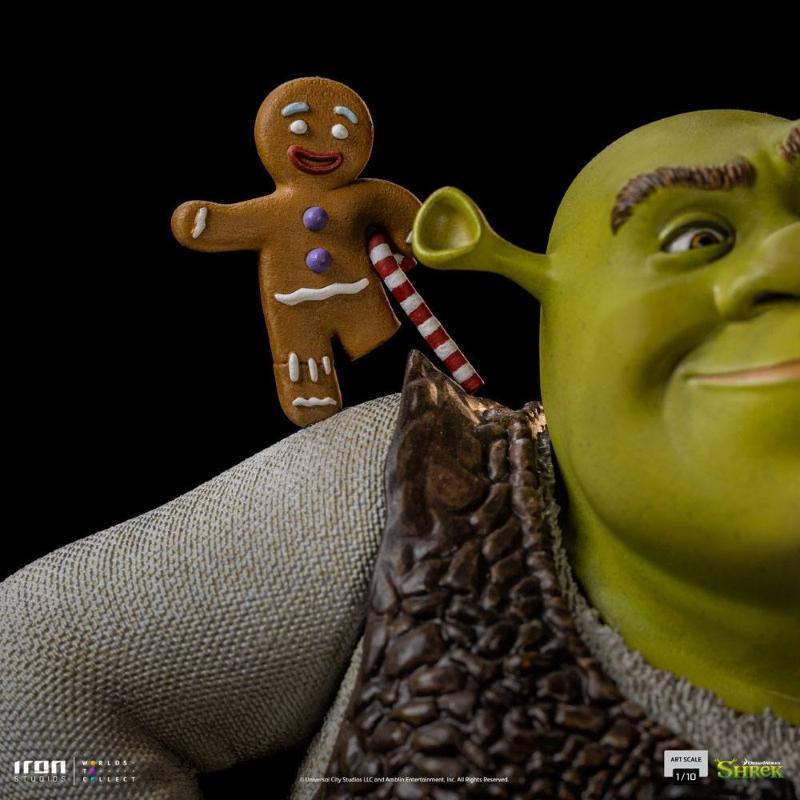 Art Scale 1/10 Deluxe Shrek, Donkey and The Gingerbread Man Iron Studios