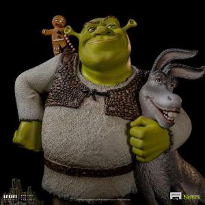Art Scale 1/10 Deluxe Shrek, Donkey and The Gingerbread Man Iron Studios