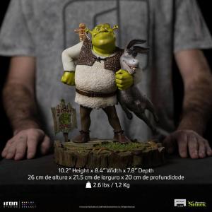 Art Scale 1/10 Deluxe Shrek, Donkey and The Gingerbread Man Iron Studios