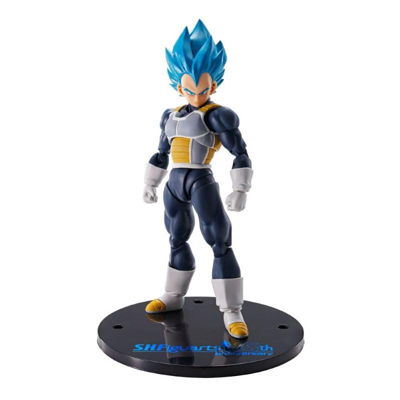 Dragon Ball Super S.H. Figuarts Vegeta Super Saiyan God 15th Anniversary Bandai