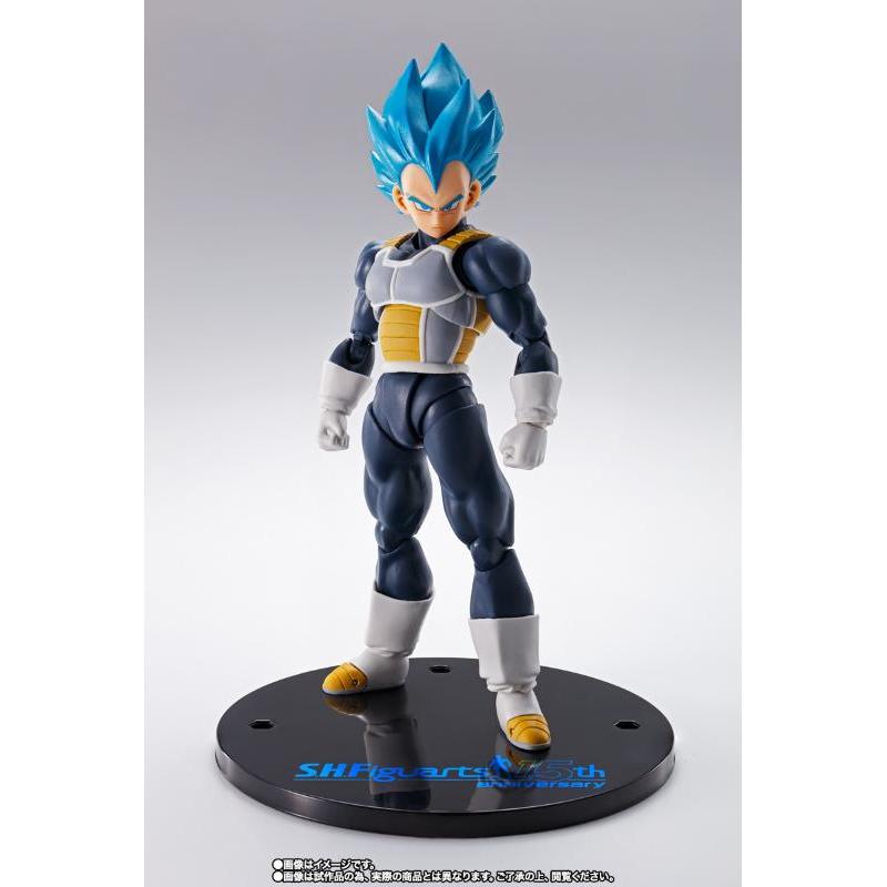 Dragon Ball Super S.H. Figuarts Vegeta Super Saiyan God 15th Anniversary Bandai