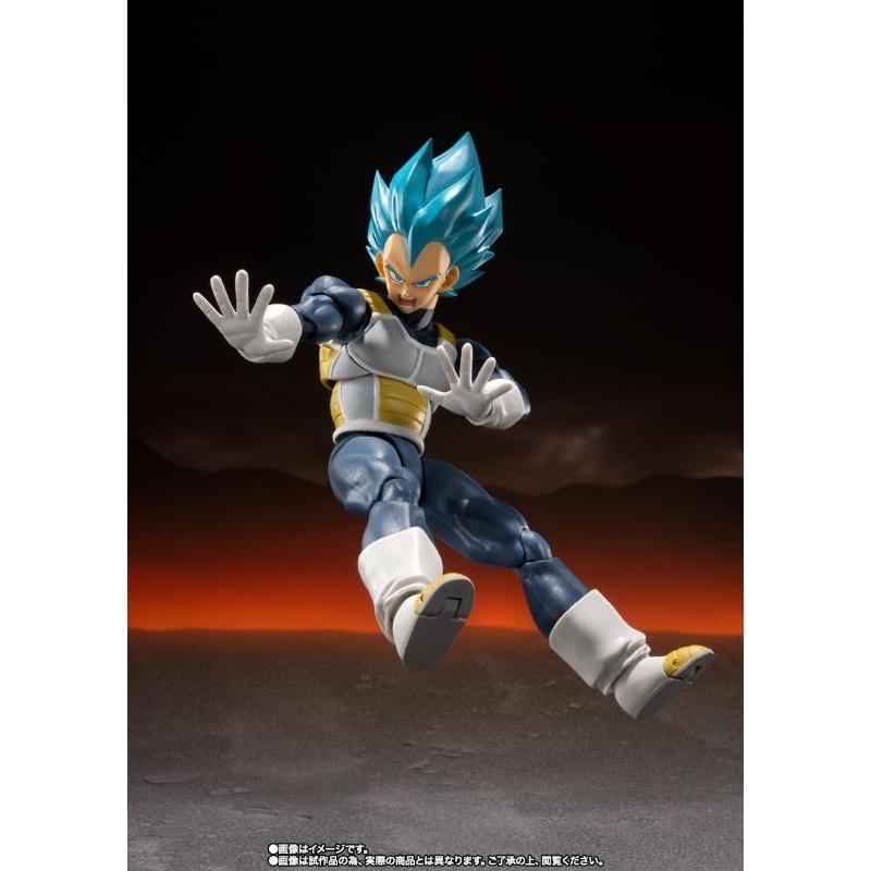 Dragon Ball Super S.H. Figuarts Vegeta Super Saiyan God 15th Anniversary Bandai