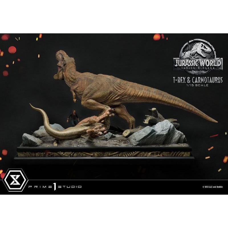 Jurassic World: Fallen Kingdom 1/15 T-Rex & Carnotaurus Prime 1 Studio
