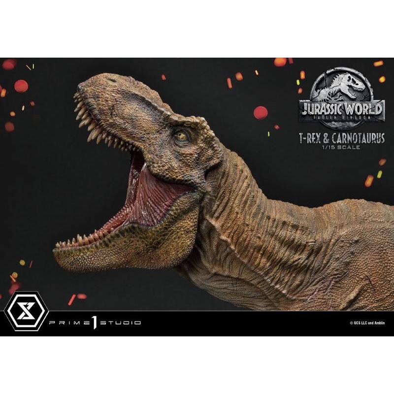 Jurassic World: Fallen Kingdom 1/15 T-Rex & Carnotaurus Prime 1 Studio