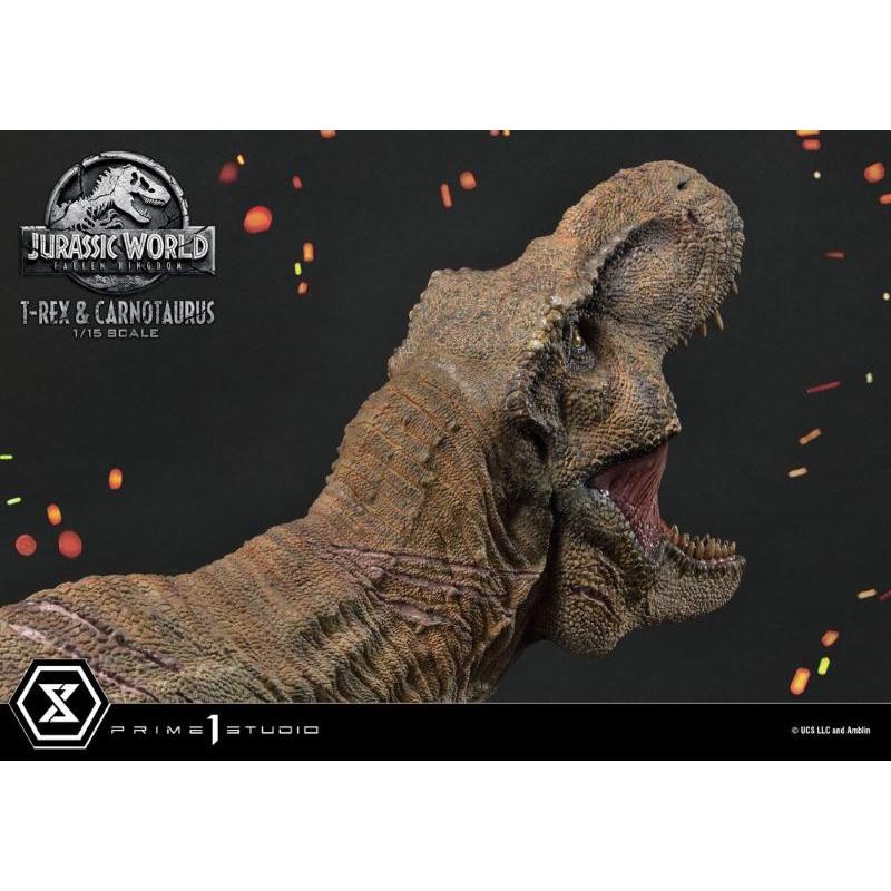 Jurassic World: Fallen Kingdom 1/15 T-Rex & Carnotaurus Prime 1 Studio