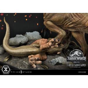 Jurassic World: Fallen Kingdom 1/15 T-Rex & Carnotaurus Prime 1 Studio