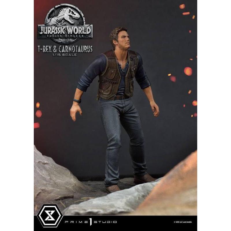 Jurassic World: Fallen Kingdom 1/15 T-Rex & Carnotaurus Prime 1 Studio