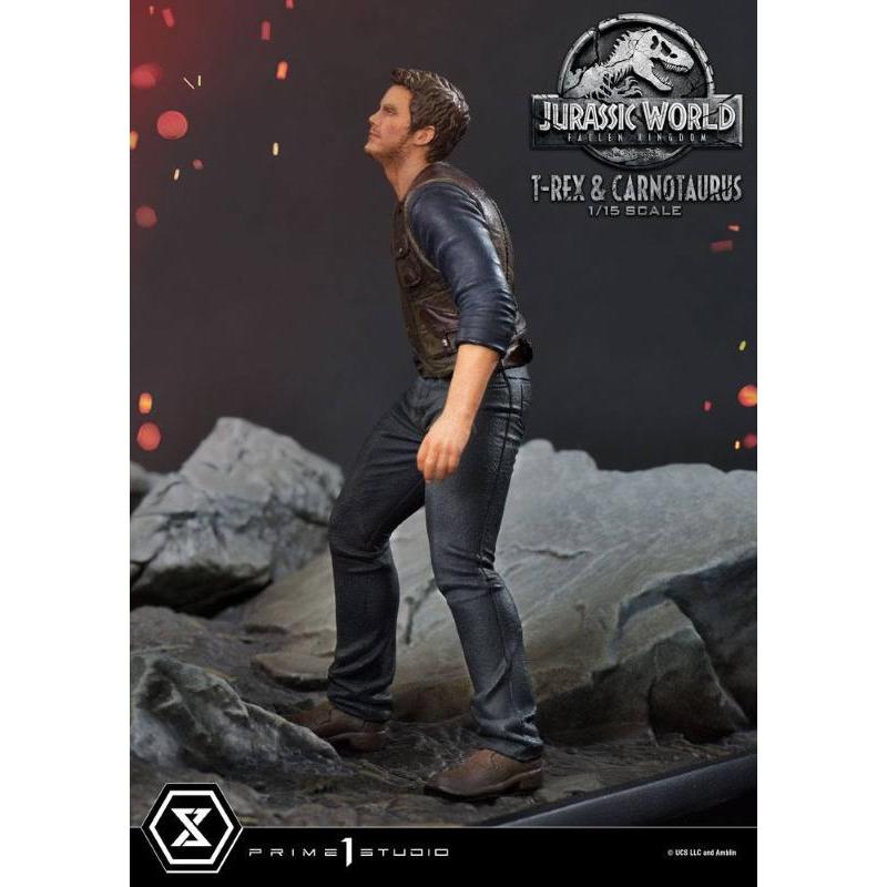 Jurassic World: Fallen Kingdom 1/15 T-Rex & Carnotaurus Prime 1 Studio