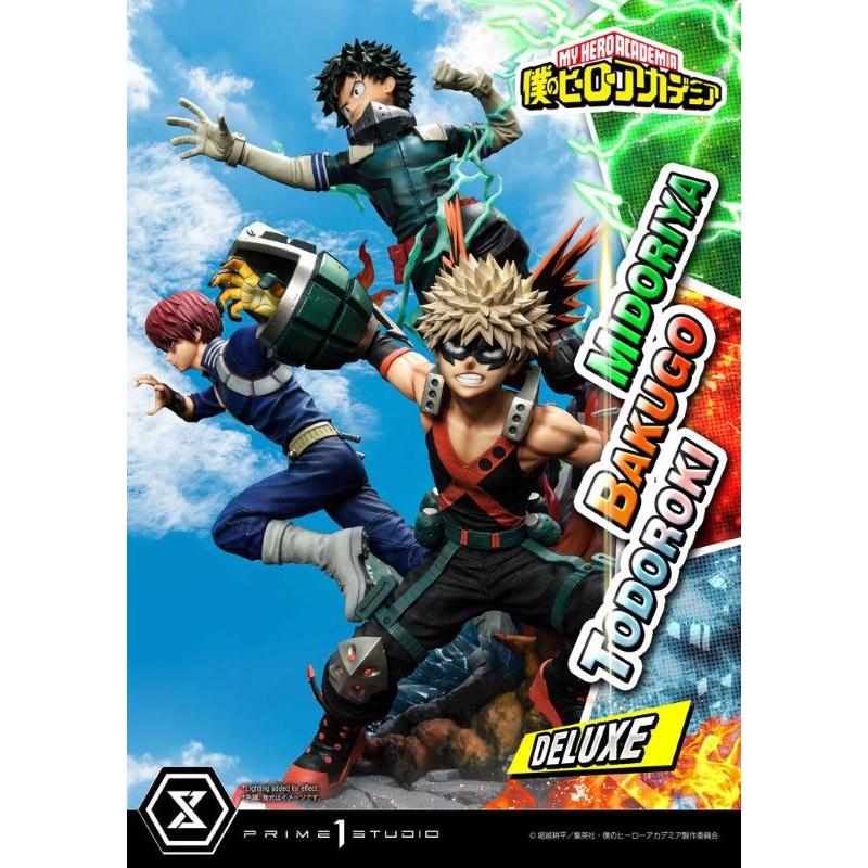 My Hero Academia Midoriya, Bakugo & Todoroki Deluxe Bonus Version Prime 1 Studio