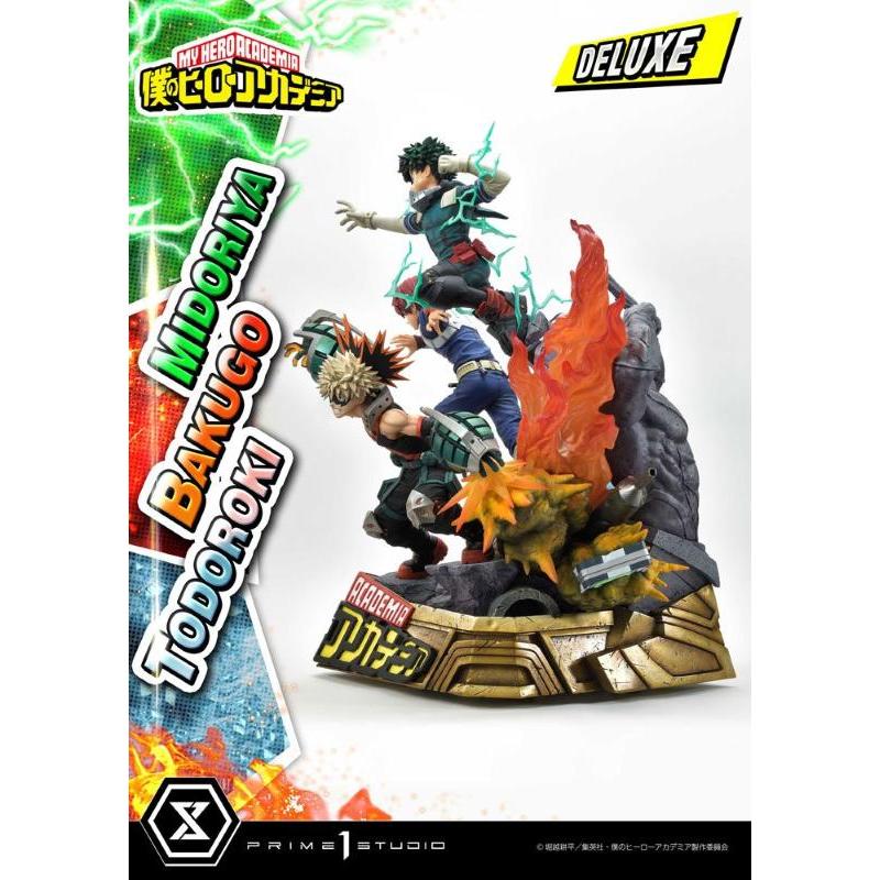 My Hero Academia Midoriya, Bakugo & Todoroki Deluxe Bonus Version Prime 1 Studio