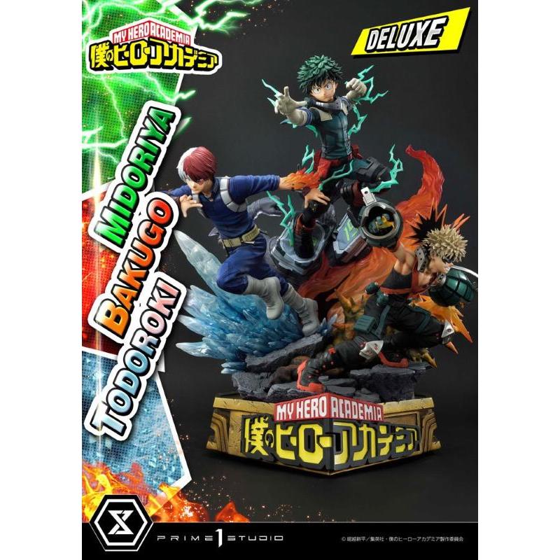 My Hero Academia Midoriya, Bakugo & Todoroki Deluxe Bonus Version Prime 1 Studio
