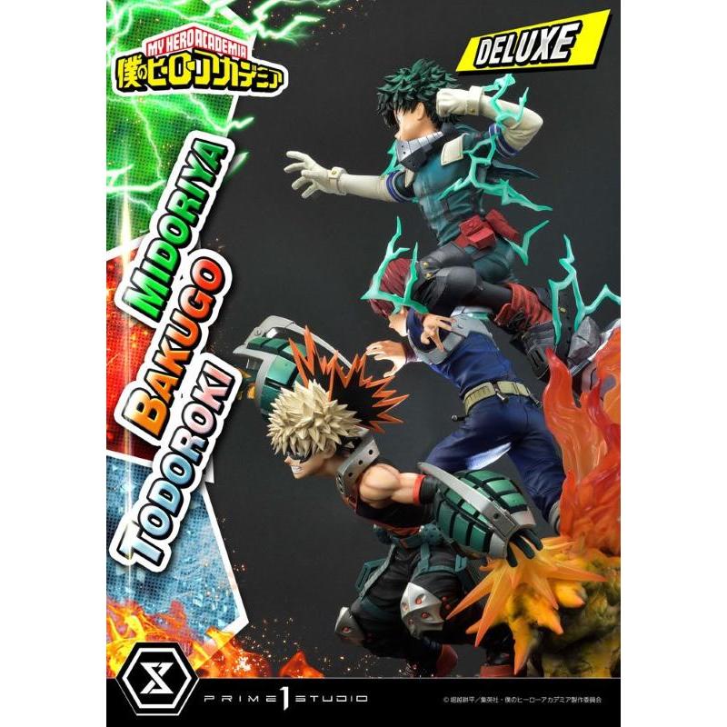 My Hero Academia Midoriya, Bakugo & Todoroki Deluxe Bonus Version Prime 1 Studio