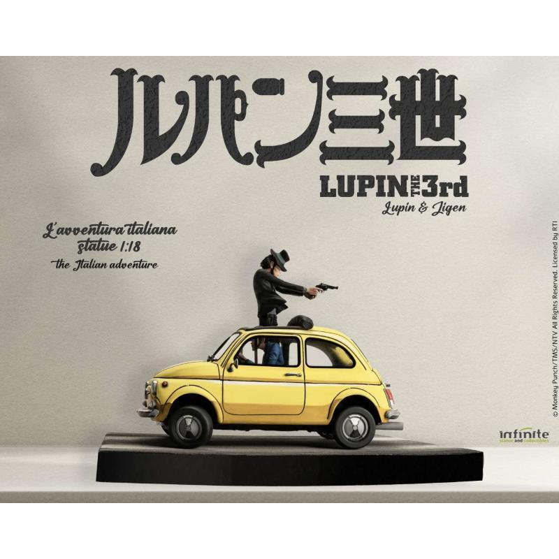 Lupin the 3rd The Italian Adventure 1/18 Lupin & Jigen Infinite Statue