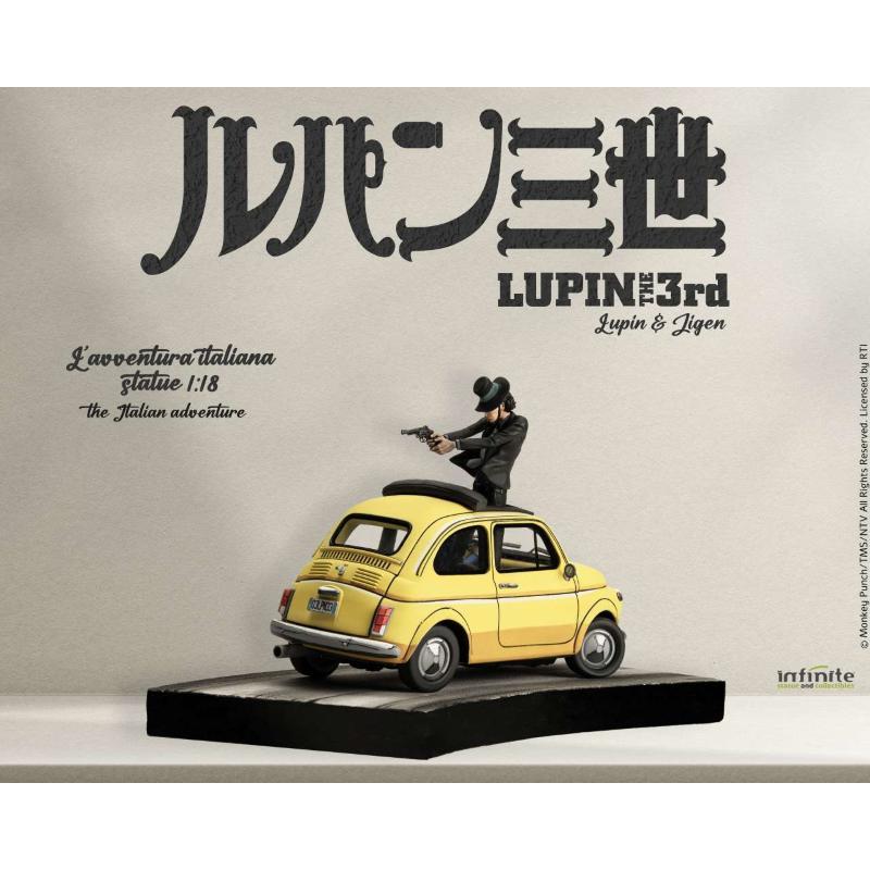 Lupin the 3rd The Italian Adventure 1/18 Lupin & Jigen Infinite Statue