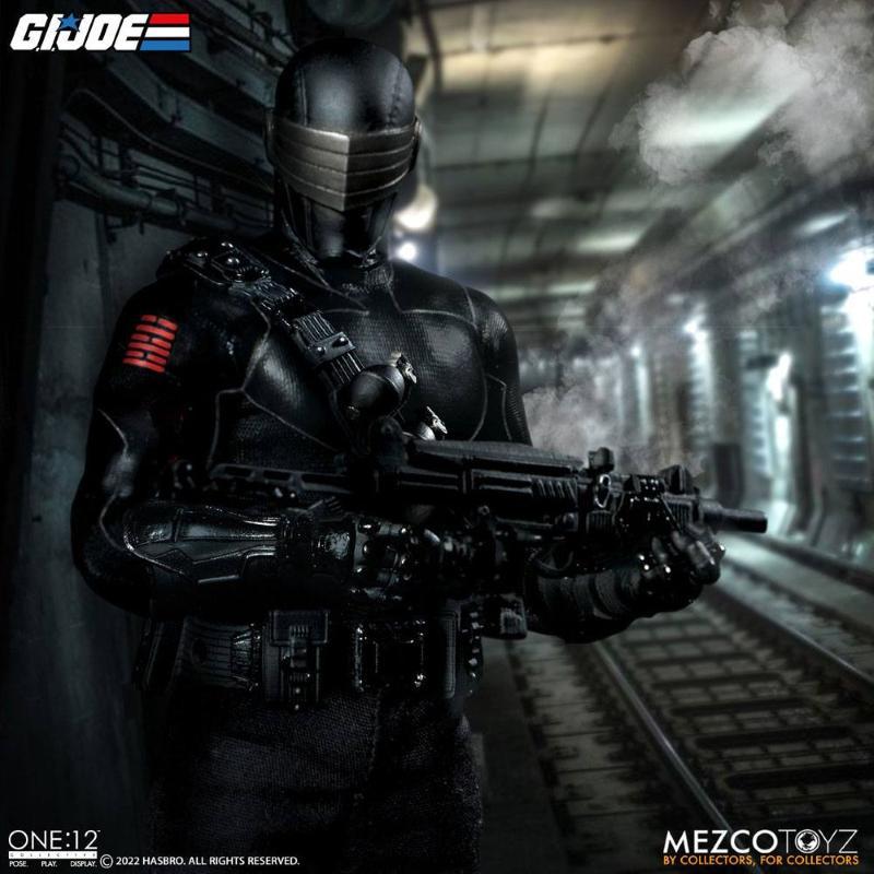 G.I. Joe Light-Up ONE:12 Collective Snake Eyes Deluxe Edition Mezco Toyz