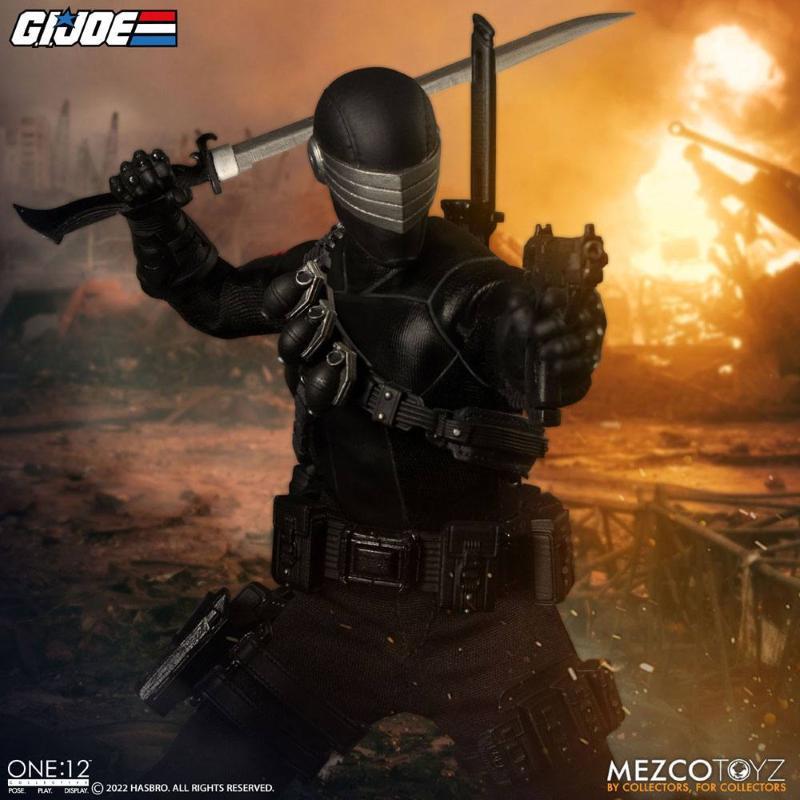 G.I. Joe Light-Up ONE:12 Collective Snake Eyes Deluxe Edition Mezco Toyz