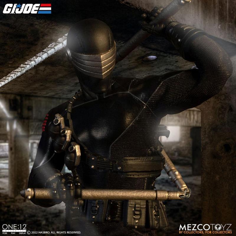 G.I. Joe Light-Up ONE:12 Collective Snake Eyes Deluxe Edition Mezco Toyz