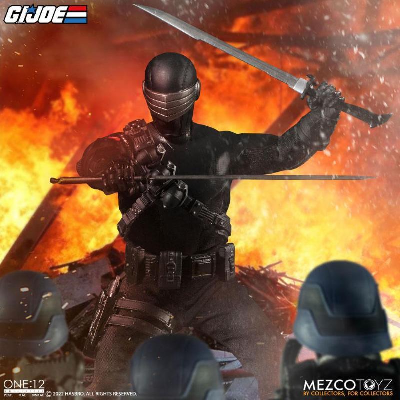 G.I. Joe Light-Up ONE:12 Collective Snake Eyes Deluxe Edition Mezco Toyz