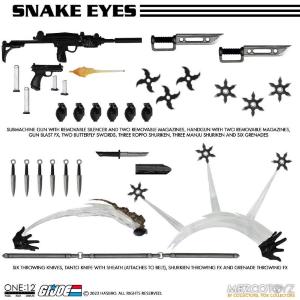 G.I. Joe Light-Up ONE:12 Collective Snake Eyes Deluxe Edition Mezco Toyz