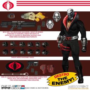 G.I. Joe Light-Up ONE:12 Collective Destro Mezco Toyz